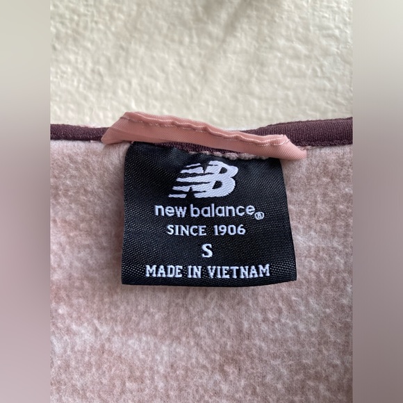 Pink New Balance Zip Up Hoodie - Picture 3 of 4